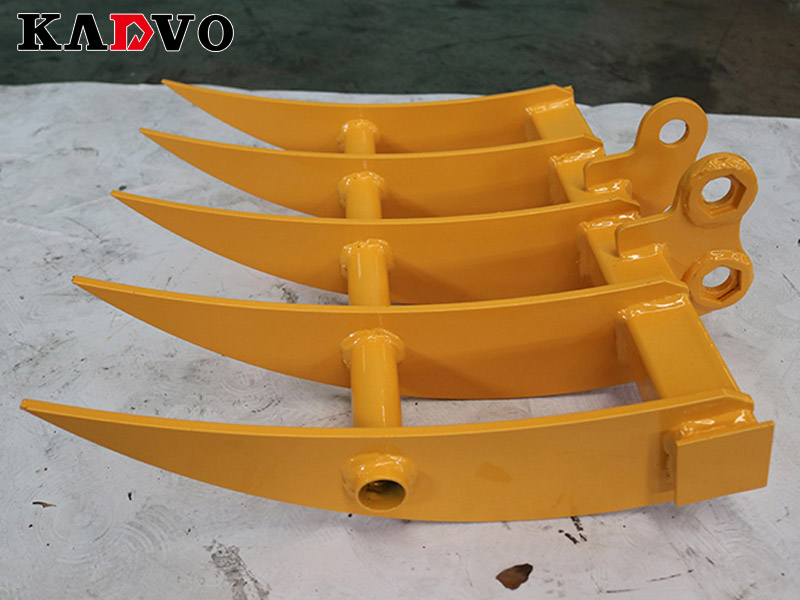 mini excavator rake