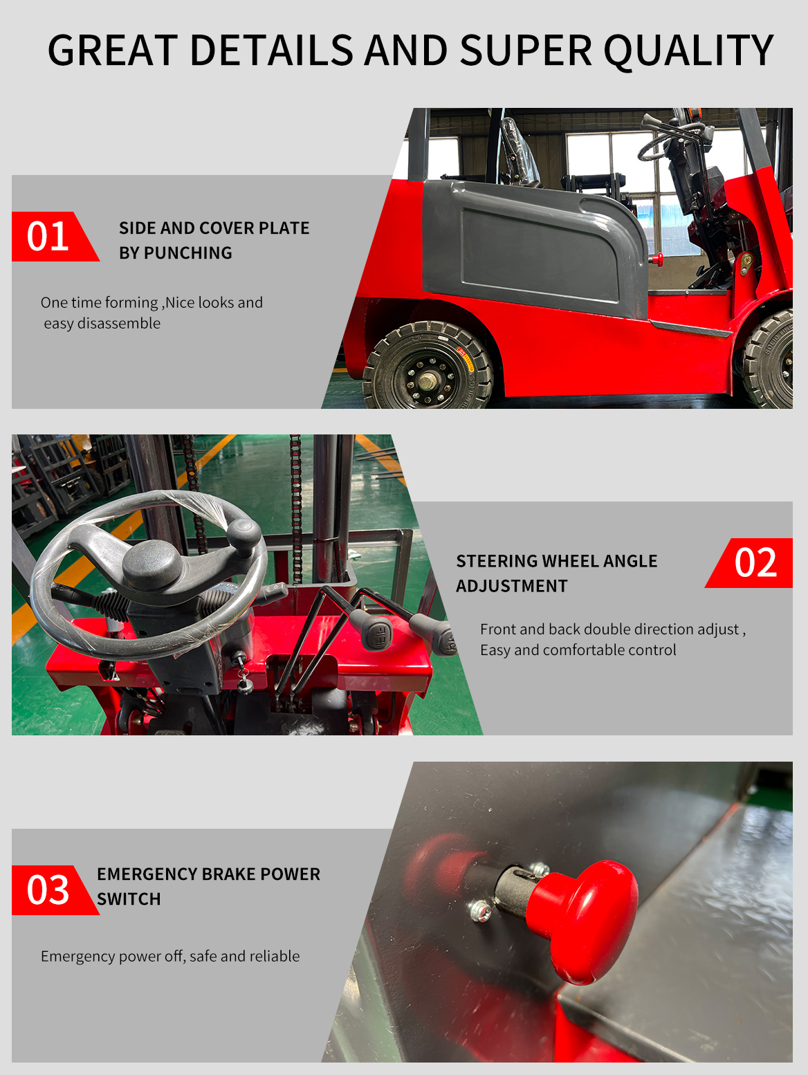1 Ton New Energy Electric Forklift